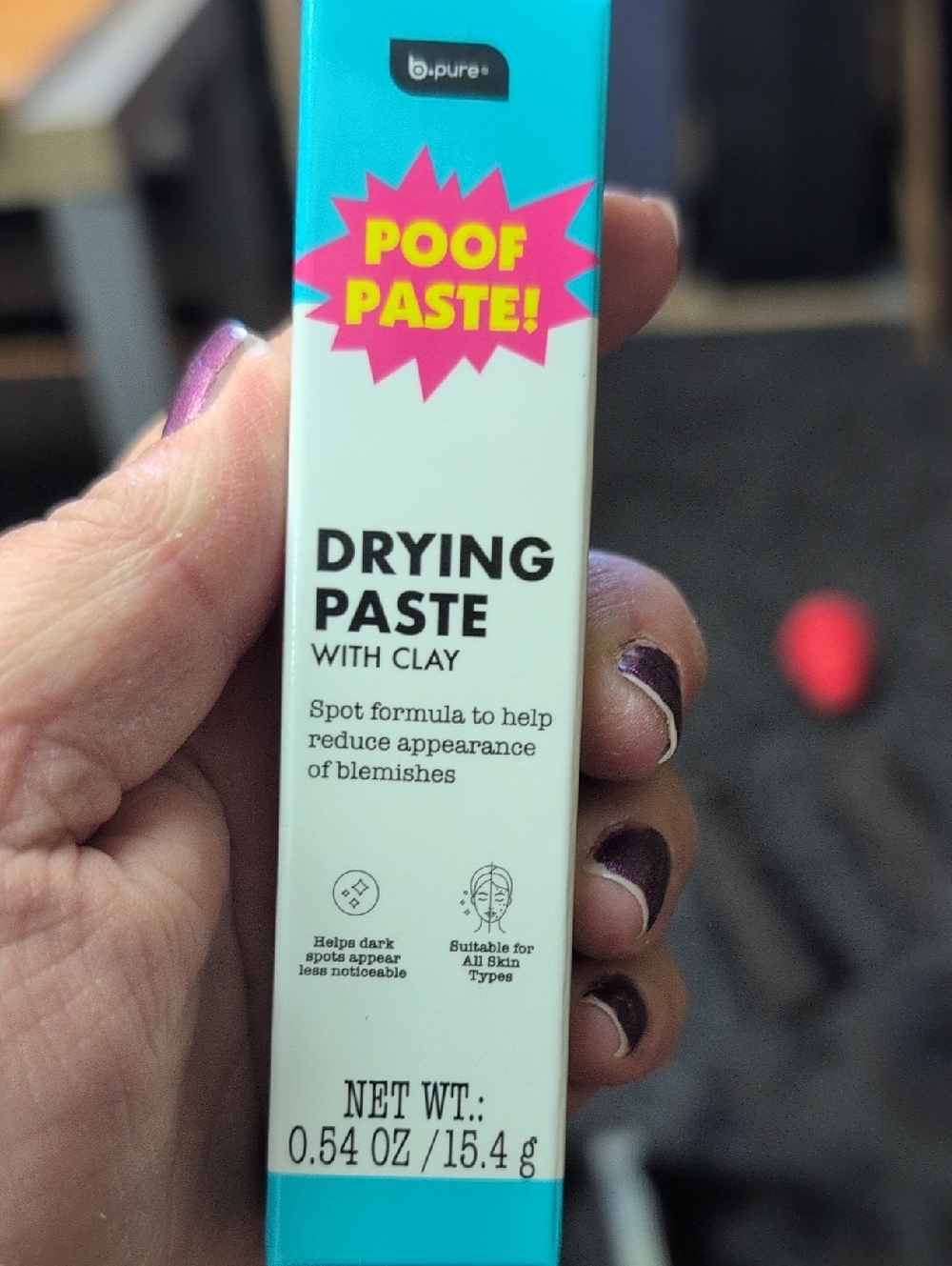 Poof Paste! Drying Paste with Clay — 0.54 Oz